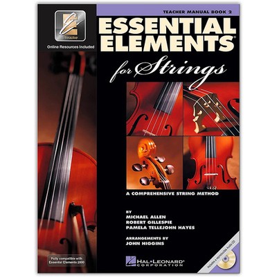 Hal Leonard Essential Elements For Strings Teacher's Manual (Book 2 EEi and CD)