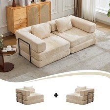 ❄️FREE SHIPPING!❄️Couch/Sofa/Bed Sleeper NO ASSEMBLY 4 Living Room, Guest. Bed!