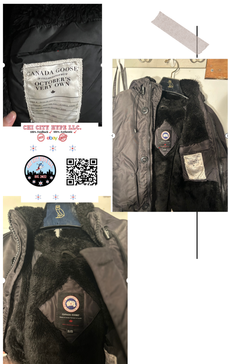 Canada Goose x OVO Drake Limited 263/300 Fur Bomber Jacket Mens