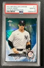 AARON JUDGE PSA 10 2021 TOPPS CHROME BEN BALLER EDITION ICY BLUE REFRACTOR 19/75