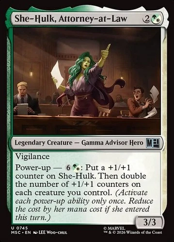 She-Hulk, Attorney-at-Law Marvel Super Heroes Commander Magic: The Gathering MTG