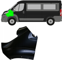 KotflüGel Mit LöChern FüR Fiat Ducato 2014 - 2018 Vorne Links