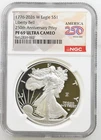 1776 2026 W Proof $1 American Silver Eagle NGC PF69UCAM Liberty Bell Privy