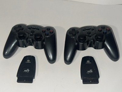 Dreamgear Type C Two Ps2 Controllers With Dongle Tested