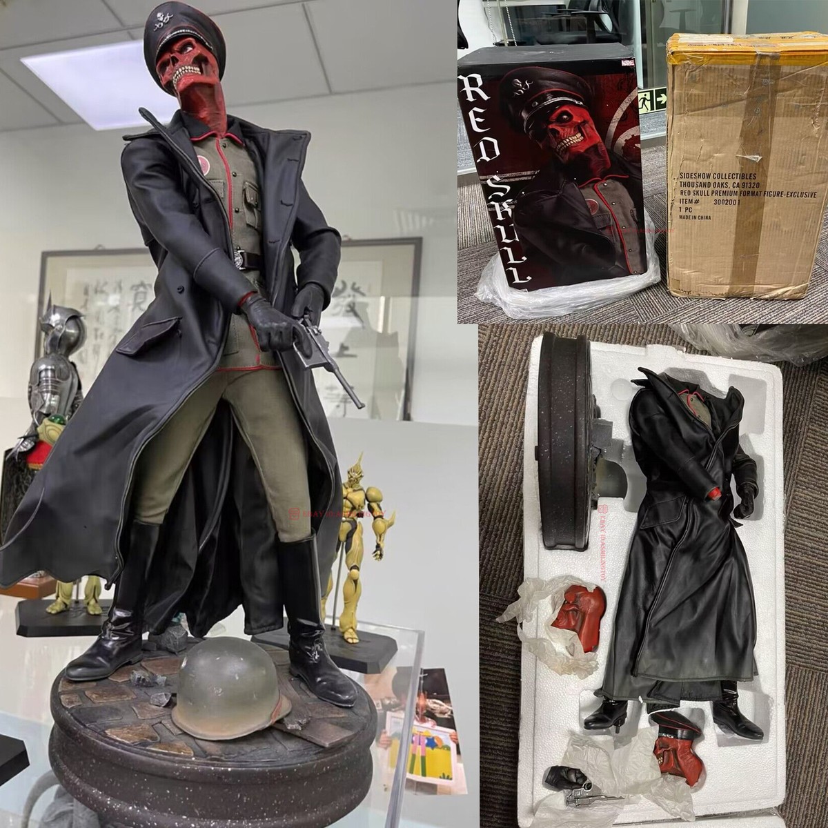 Sideshow 30020 Red Skull Premium Format Figure Statue In Stock | eBay