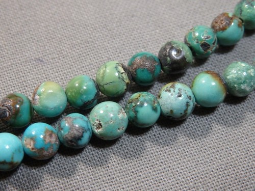 NAVAJO Spencer KINGMAN policromo turchese argento sterling CIONDOLO e collana - Foto 12 di 20