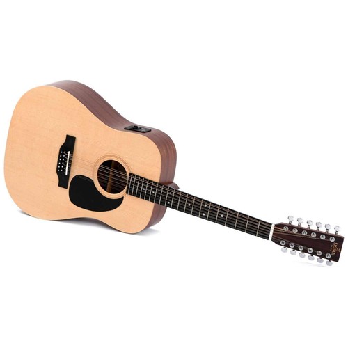 Sigma Martin DM-12E Chitarra Acustica 12 Corde Amplificata Natural Elettrificata - Foto 4 di 6