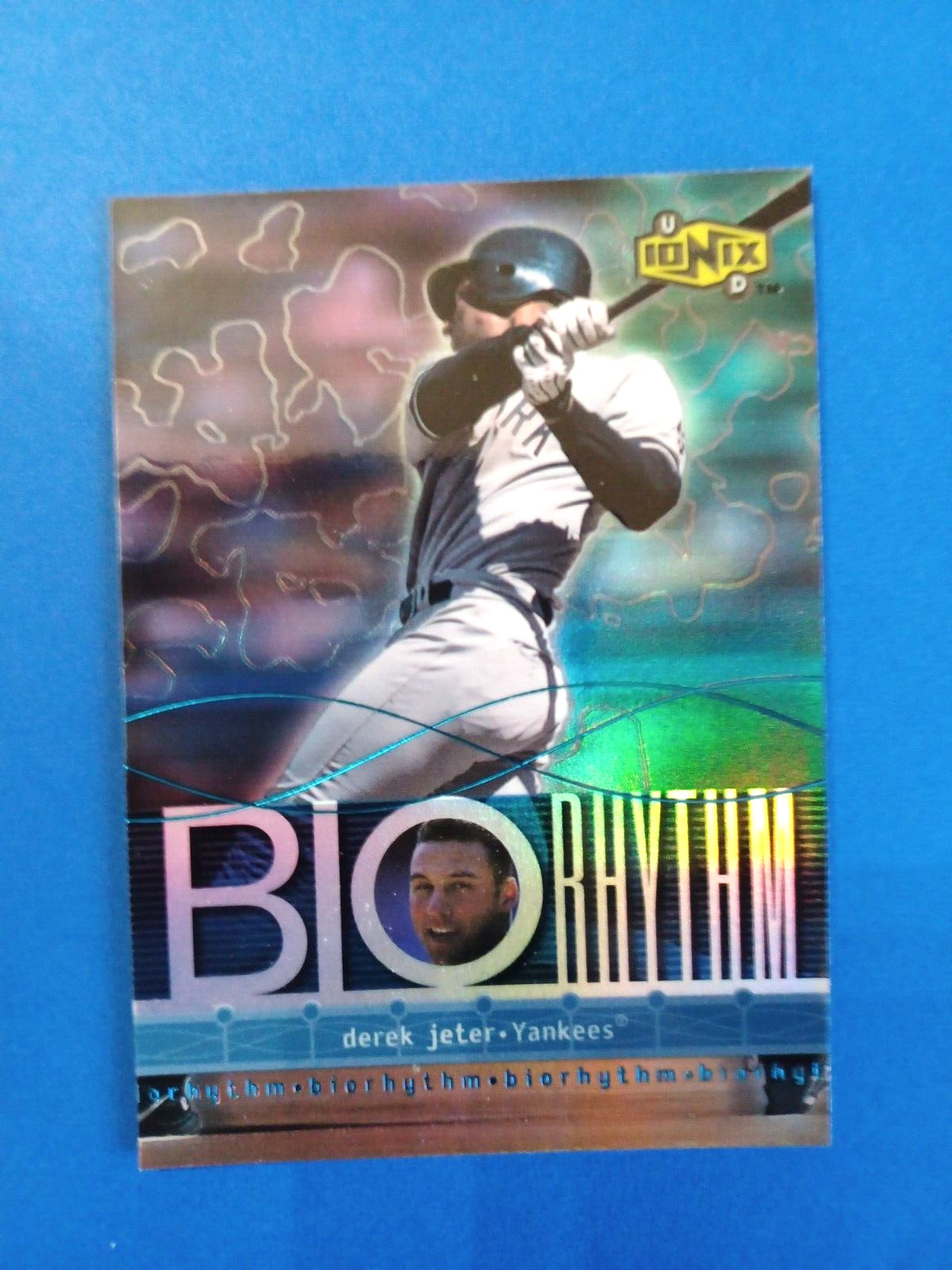 2000 UD IONIX DEREK JETER #B2 BIORYTHM INSERT NEW YORK YANKEES