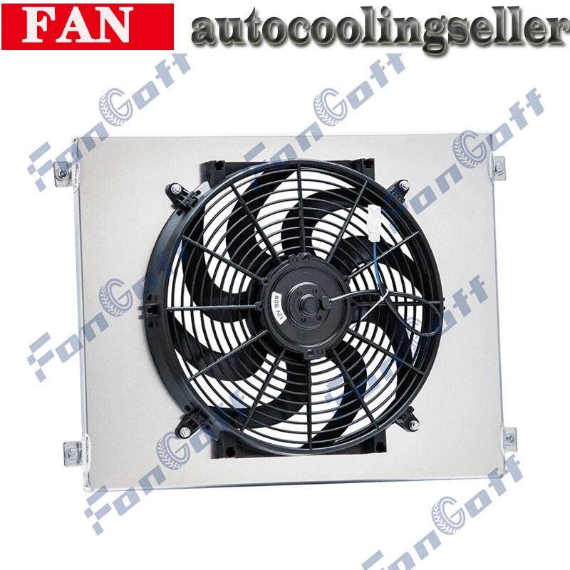 Cobertura de alumínio 14" ventilador para 1968-1973 Dodge Dart Plymouth Duster/Scamp/Valiant - Imagem 2 de 4