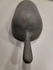 VINTAGE CAST ALUMINUM FEED SCOOP Food Grade Flour Sugar Ice FARMHOUSE COUNTRY #2