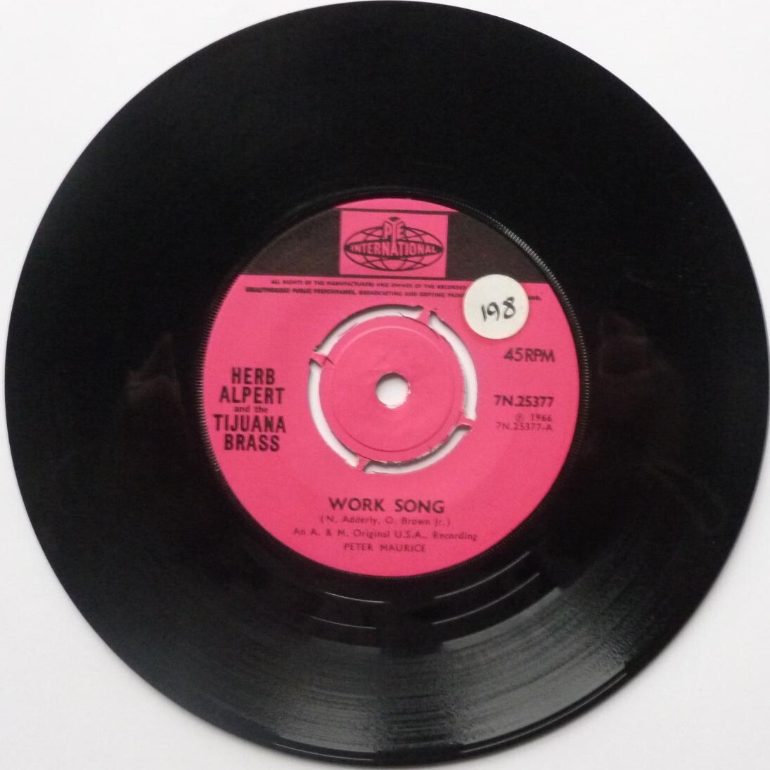 Herb Alpert Work Song 7