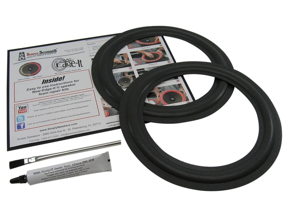 INFINITY RS IIIB 10-Inch Speaker Woofer Foam Edge Repair Kit FSK-10i
