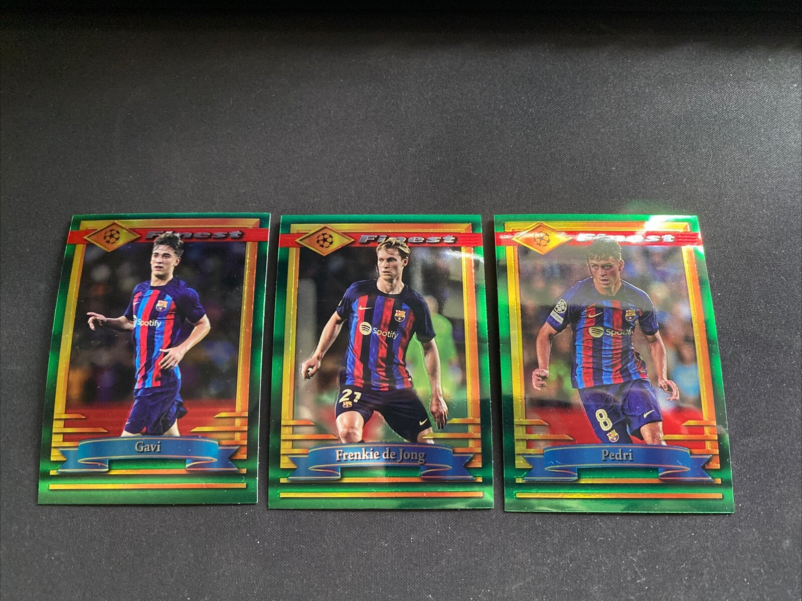 Topps Finest Gavi Pedri Frenkie Barcelona Lot