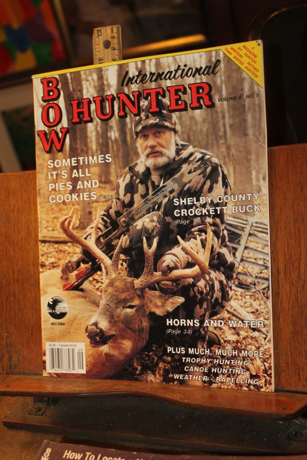 Vintage Hunting Magazine International Bow Hunter 1990 Volume 8 No. 5