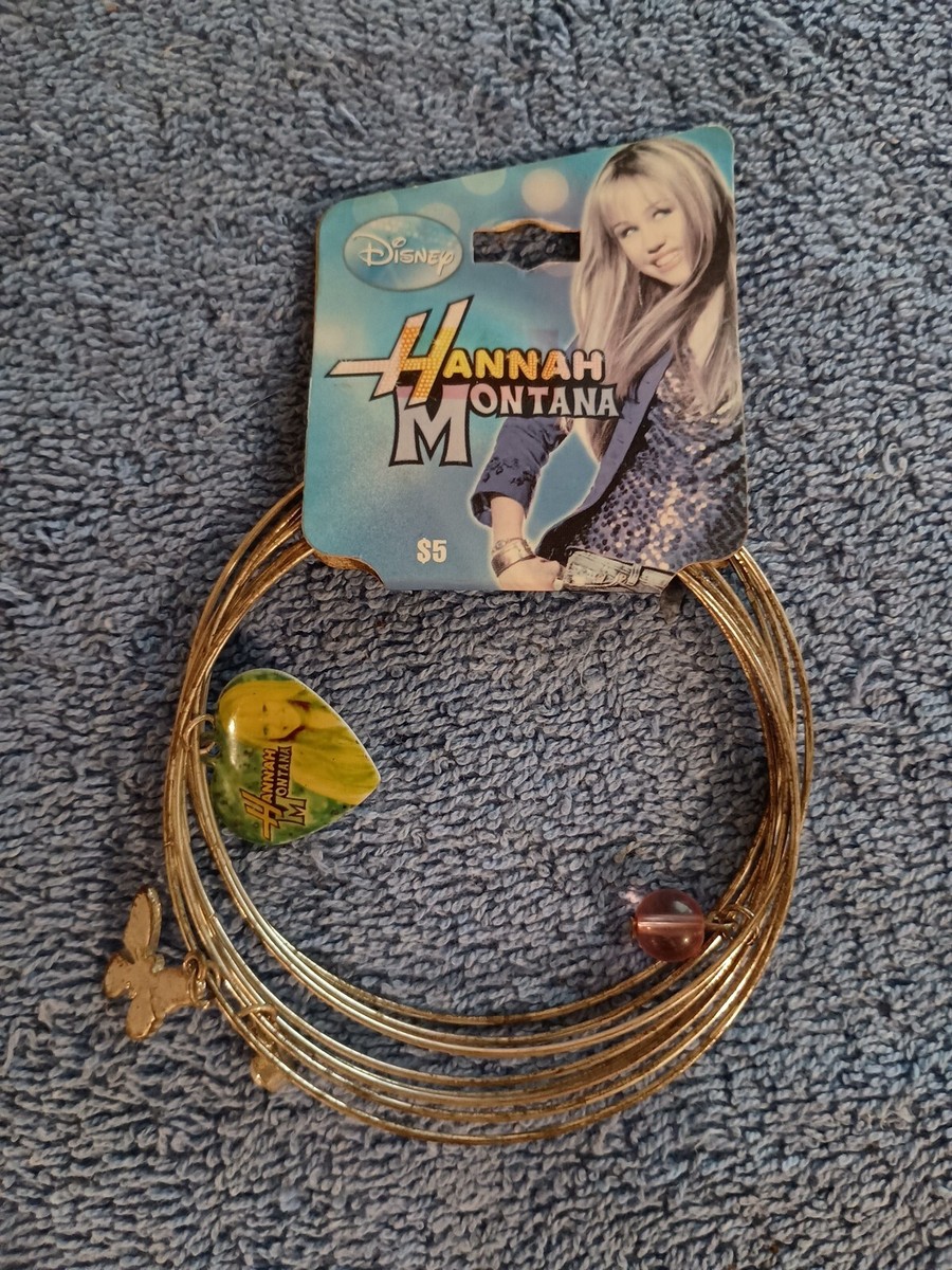 Hannah Montana Bangle Charm Bracelet New | eBay