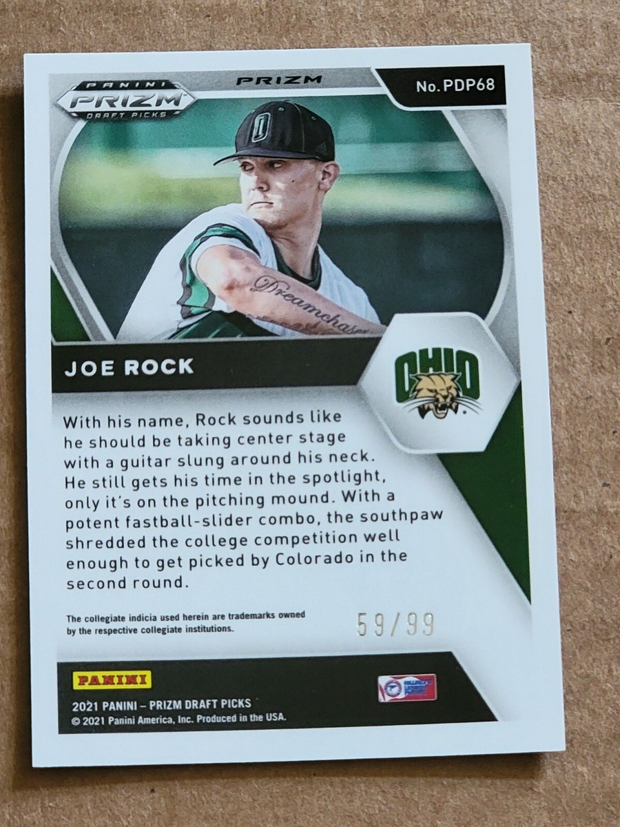 プロフ必読で.Ritchieカート Joe Rock 2021 Panini Prizm Draft Picks Tiger Stripes