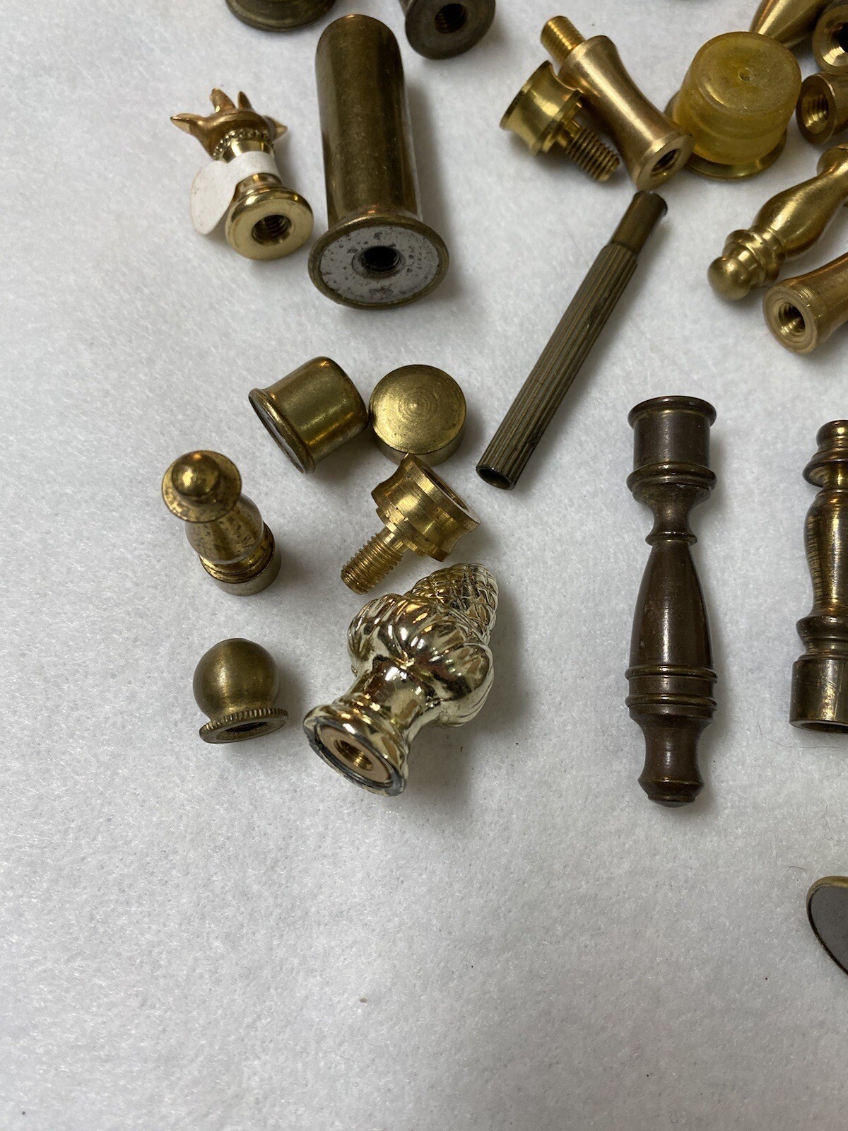 Assorted Brass Lamp Finial Parts eBay