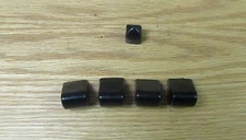 1957 CHEVY DELUXE HEATER CONTROL KNOBS , NEW set of 5