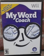 My Word Coach (Nintendo Wii, 2007) Cleaned & Tested