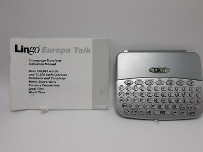 Lingo Europa Talk 5 Language Talking Translator TT-5000
