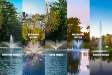 Scott Aerator Great Lakes Large Pond Fountain 3/4 hp 115V, 5 Patterns 100ft Cord