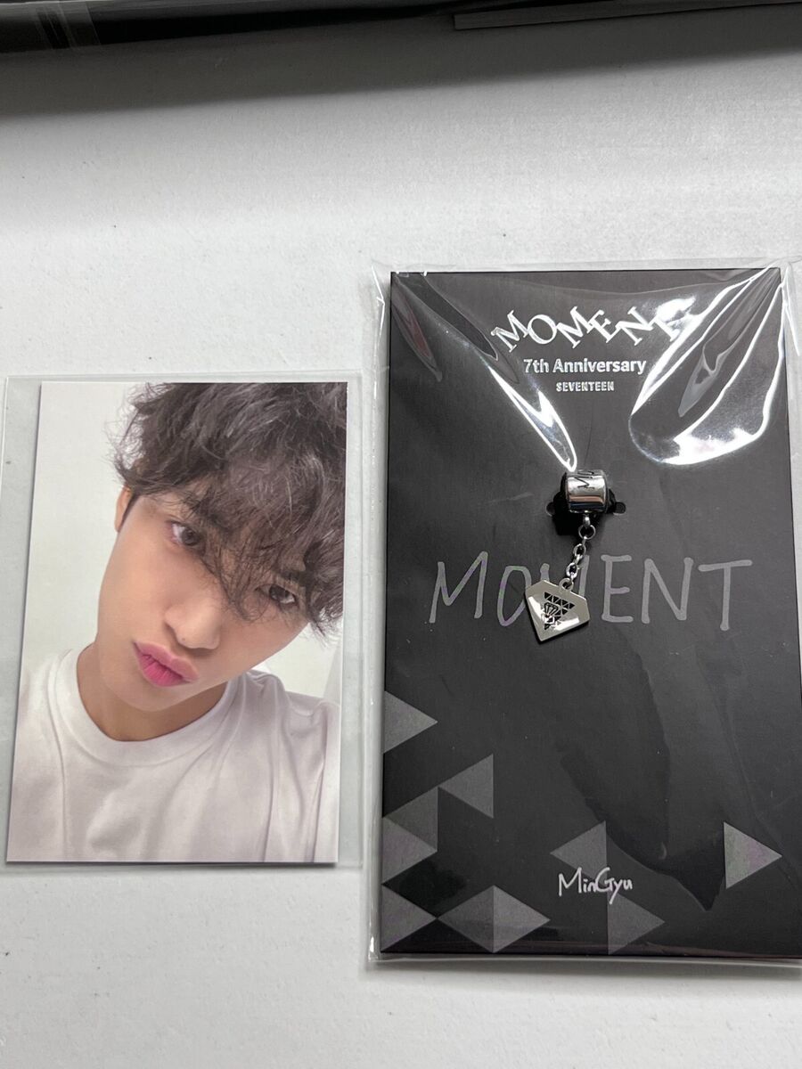 NEW SEVENTEEN 7th Anniversary MOMENT Bracelet & Member Charms W/Member  Photocard