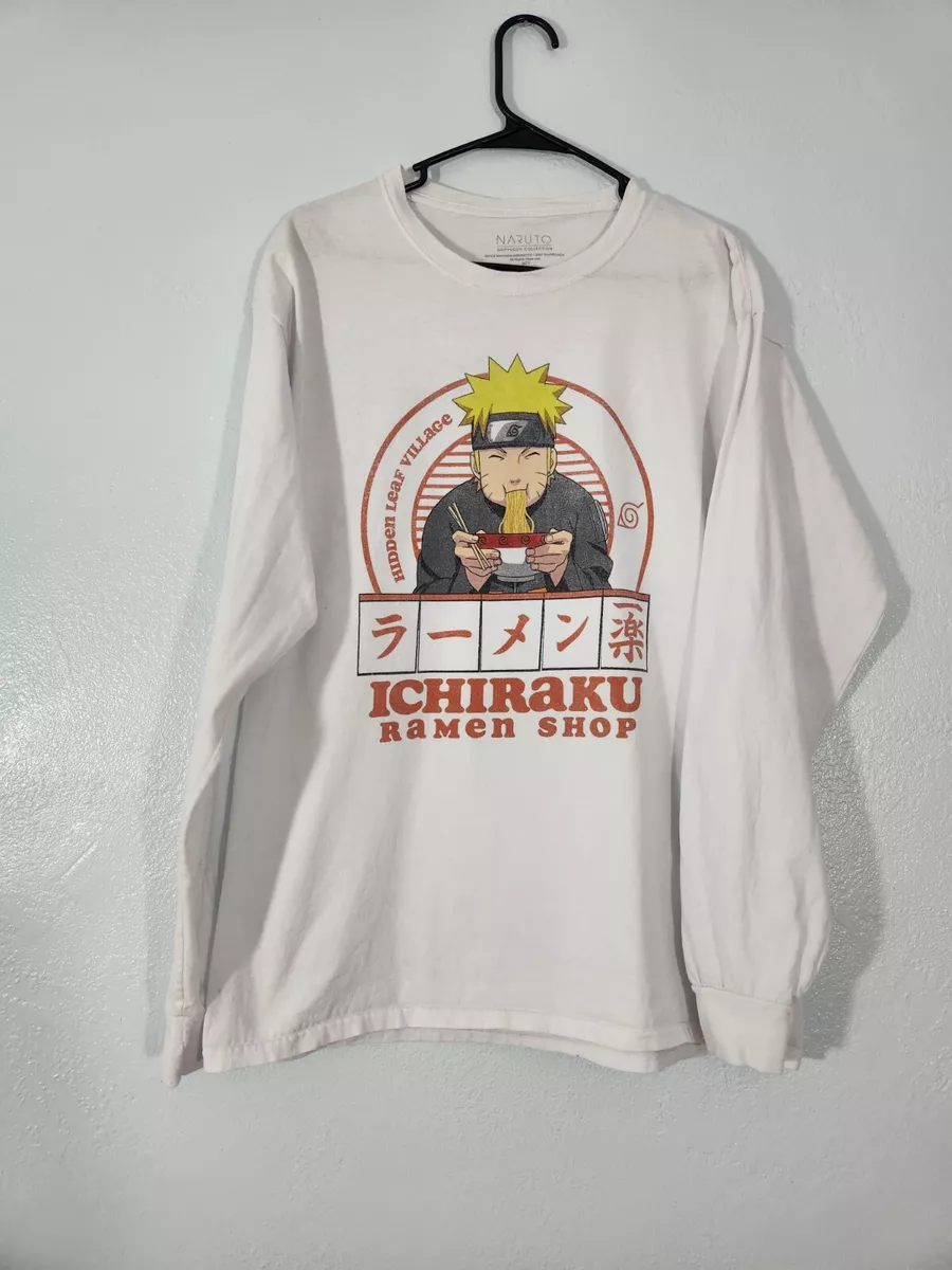 grit TRUE Sentimental Naruto Ichiraku Ramen Shop Shirt Men&#039;s M/L 2002 Shonen Jump Naruto  Shippuden | eBay