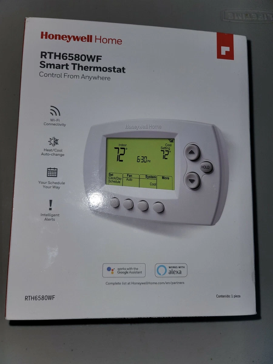 Honeywell Home RTH6580WF Wi-Fi 7-Day Programmable Thermostat + Free App