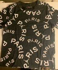 Air Jordan X Paris Saint-germain Allover Print Jersey Sz L for sale online  | eBay