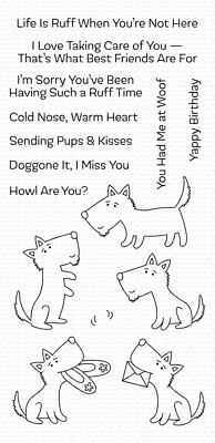 My Favorite Things Clear Stamps, Pups & Kisses - NEW | eBay