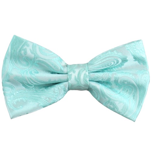 New Brand Q Men's Pre-tied Bow Tie & Hankie Paisley Microfiber - Foto 8