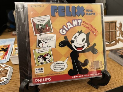 Felix The Cat s Giant Electronic Comic Book Philips CD-I CDI NEW 2022 RELEASE!