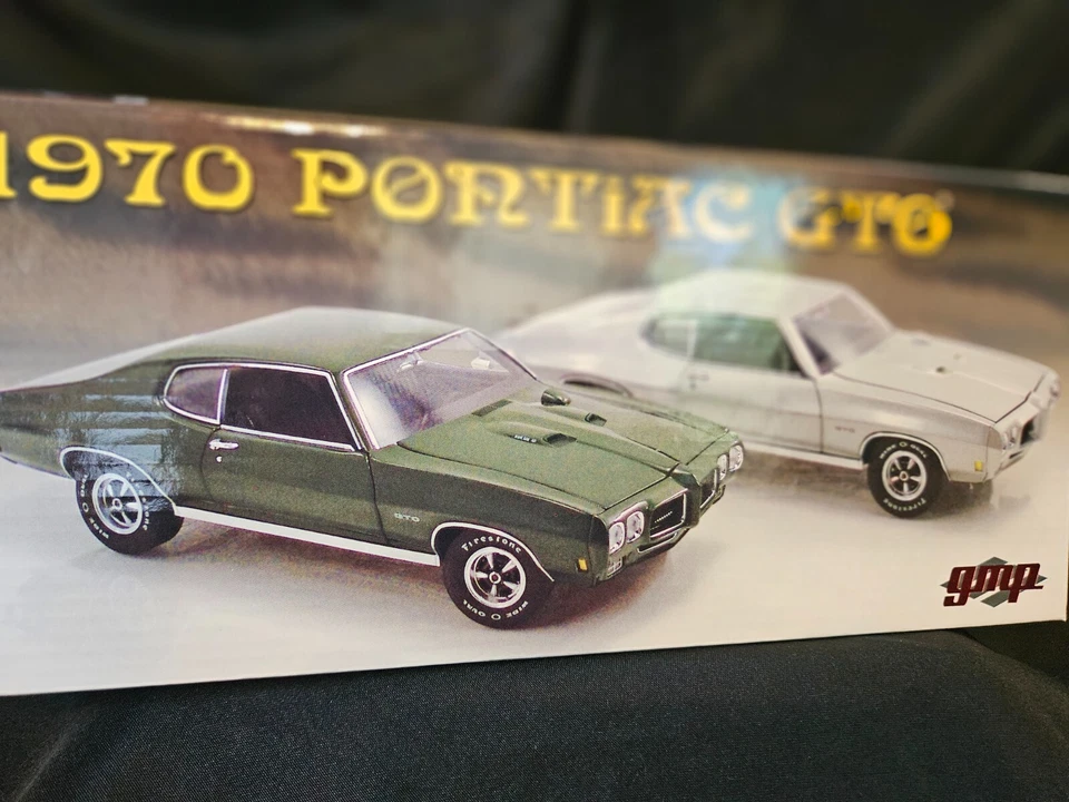 Pontiac GTO 1970 plateado escala 1:24 inv. #1283 Foto 2 de 4