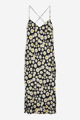 topshop daisy print slip midi dress topshop daisy print slip midi dress