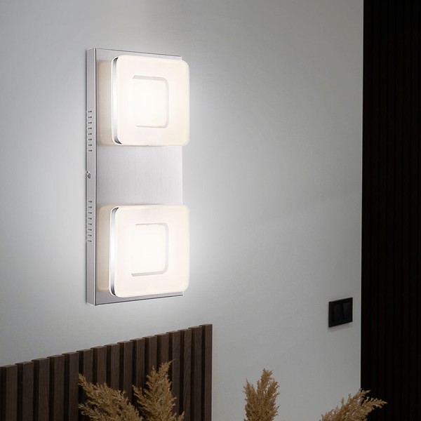 Wandleuchte Wandlampe Led Treppenhausleuchte Schlafzimmerlampe 2 Flammig B 18 Cm-image