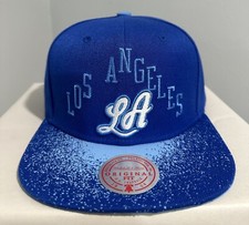 Mitchell & Ness Los Angeles Dodgers Spray Paint Snapback Adjustable hat NEW