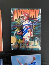 Florida Gators Buccaneers Reidel Anthony signed 1997 Skybox Rookies Card