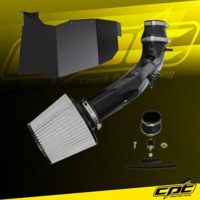 For 16-20 Honda Civic 2.0L Non-Turbo Black Cold Air Intake + Stainless Filter