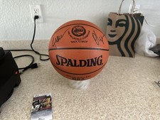 Official Spalding Houston Rockets 1995 NBA Finals Game Ball Leather Basketball