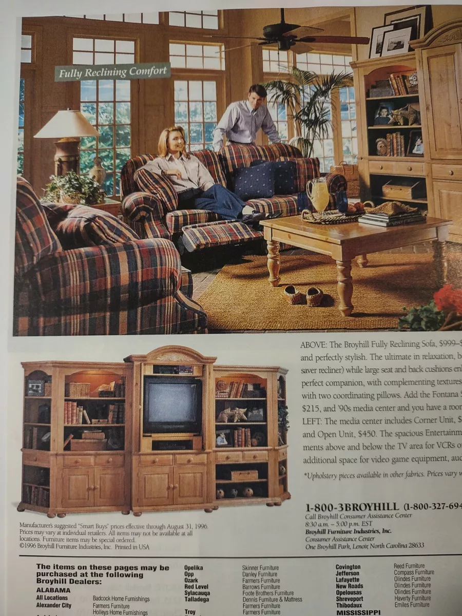 Broyhill living room furniture outlet