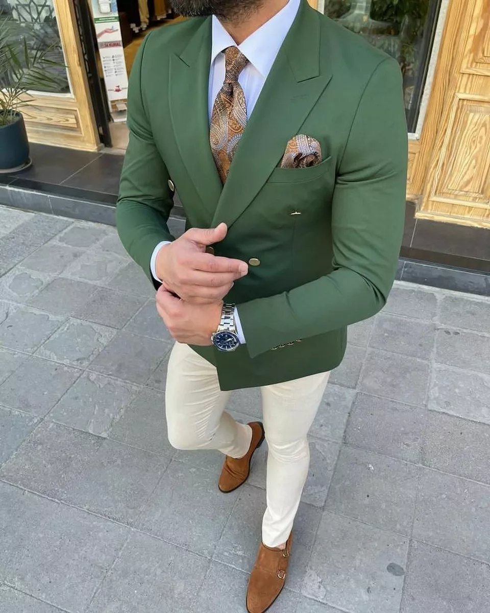 Green sport shop coat