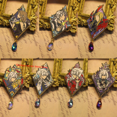 FINAL FANTASY XIV FF14 Zenos Emet Selch Estinien Wyrmblood Badge