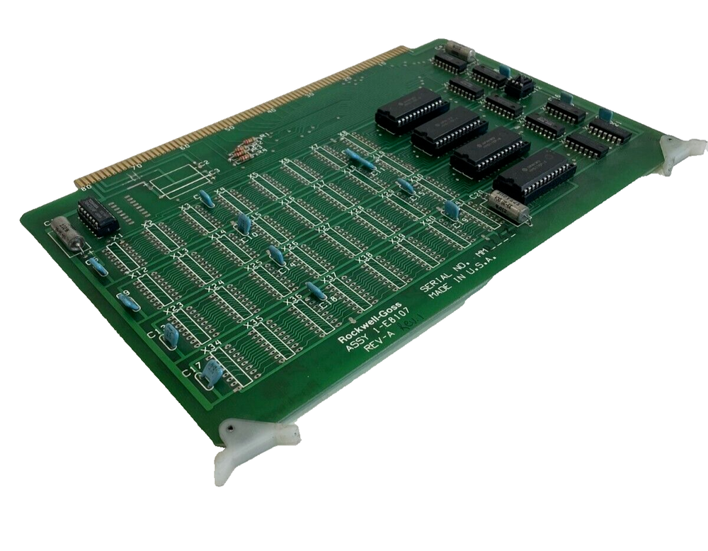 Refurbished Rockwell-Goss E8107 Component Board Rev A 1E8107