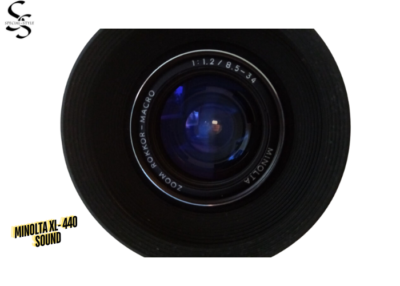 Vintage Design Camera Minolta XL-440 SOUND Super 8 Movie Zoom