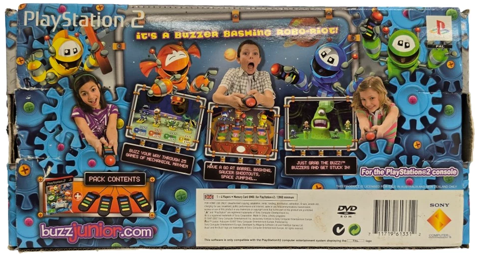 Buzz! Junior Robo Jam + Buzzers PS2 PAL Boxed Playstation 2 - Image 4 of 4