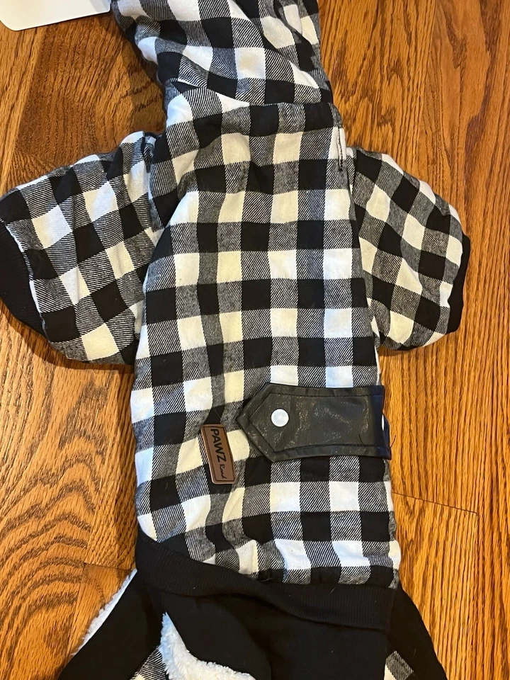 Nuevo Pawz Pet Invierno Chaleco Chaqueta Polar Cuadros Búfalo Perro Abrigo Grande G5 Foto 4 de 4