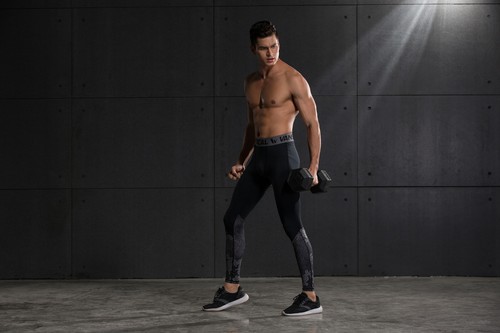 Mens Compression Leggin Workout Training Leggings Running Gym Thermal Base Layer - Picture 52 of 69