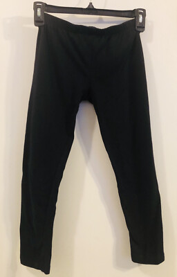 BEVERLY HILLS PRINCESS Black Stretch Leggings Elastic Waist Girls XL 10/12