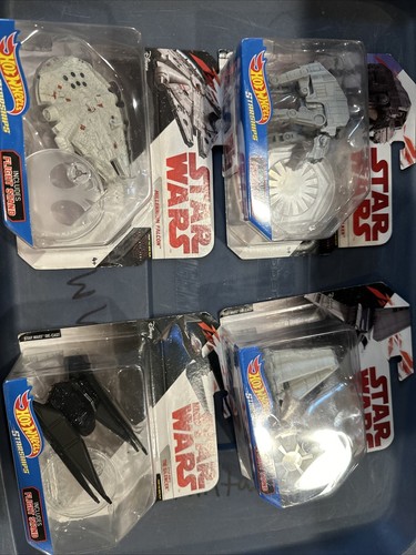 Mattel Hot Wheels Star Wars Starships Lot Assault Walker Shuttle Falcon Silencer