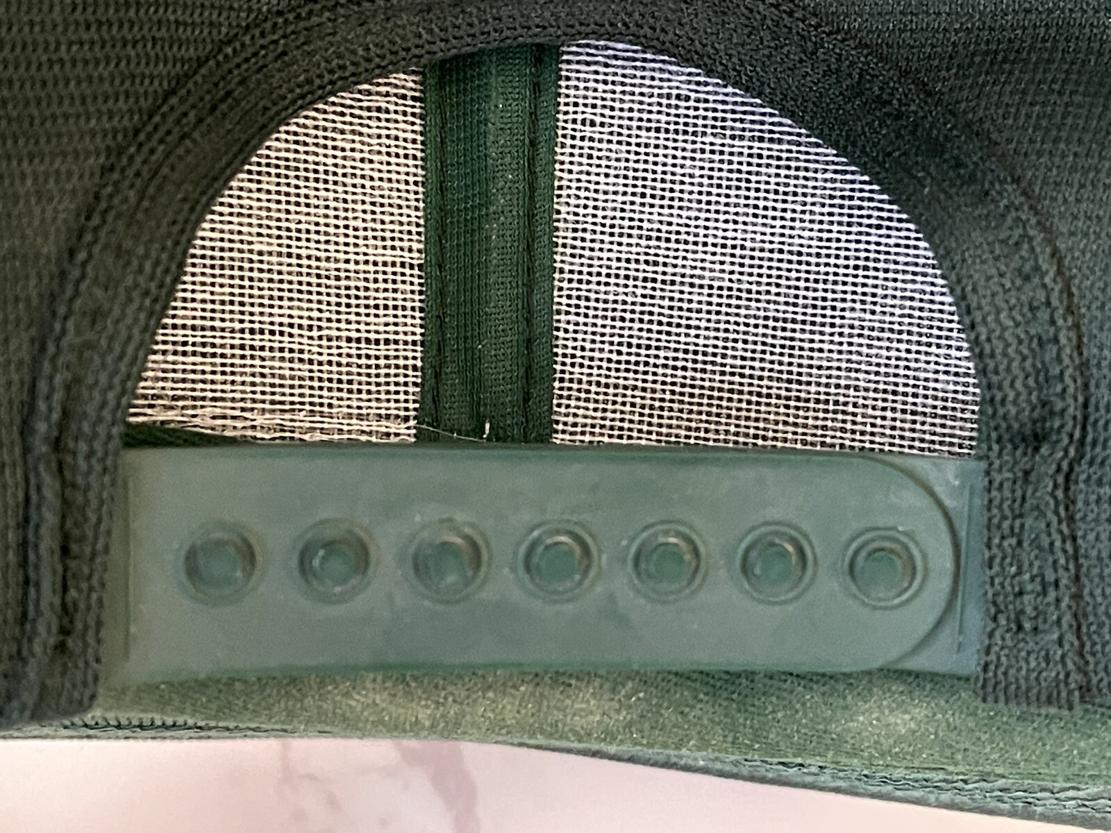 VTG Interstate Batteries Patch Green Snapback Swi… - image 9